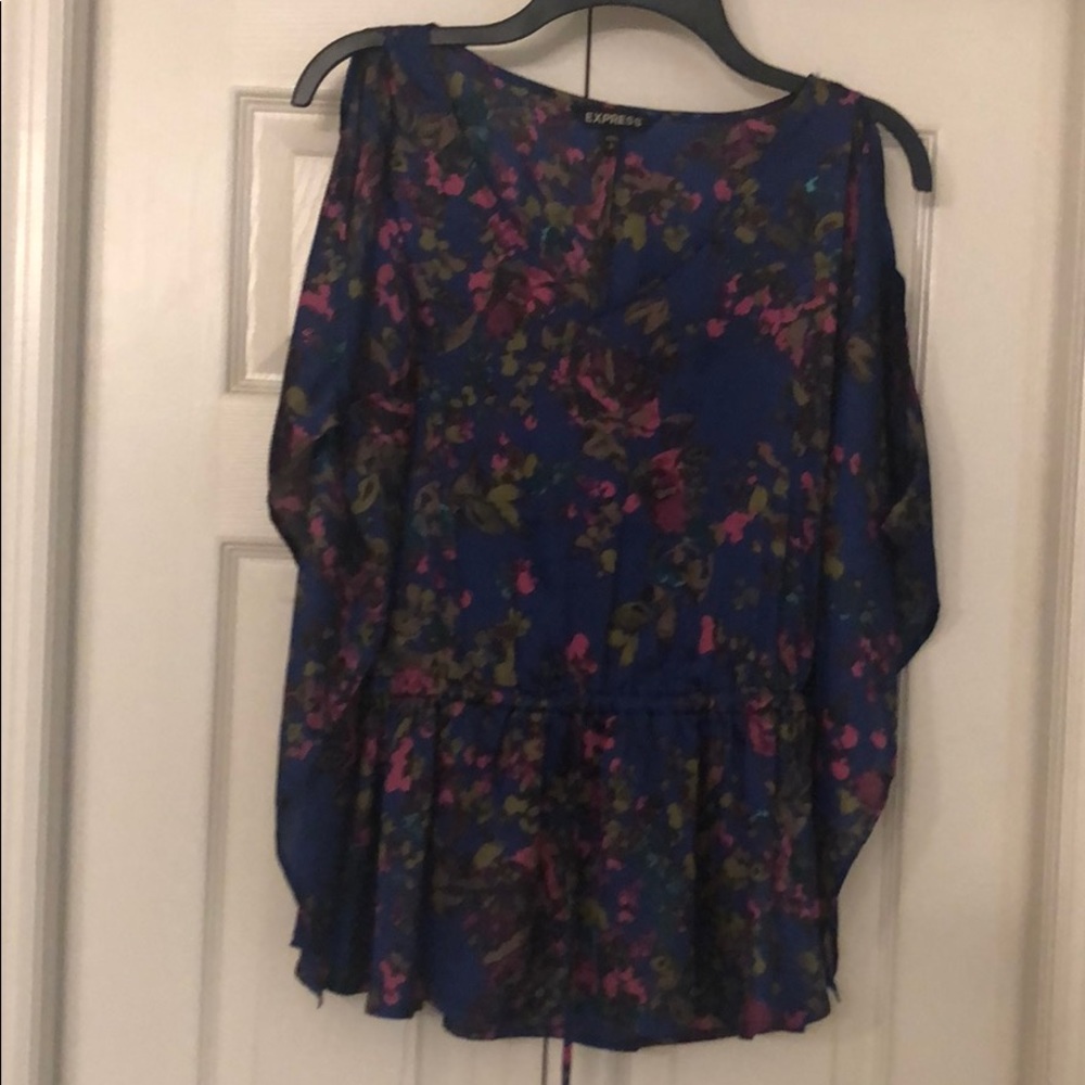Express floral kimono style top
